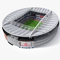 Lowpoly Football Stadium Arsenal Emirates Arena