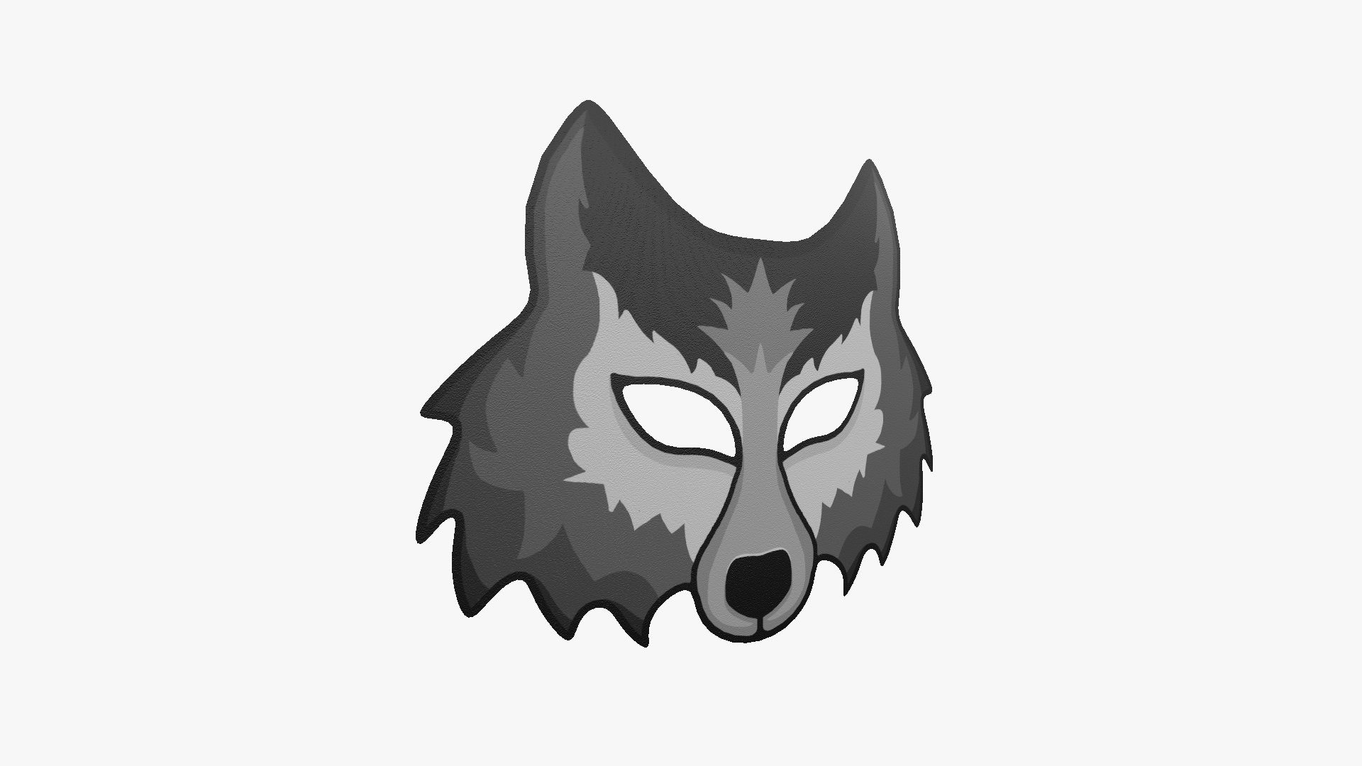 04 Wolf Mask Paper Collection - Character Design Fashion Model ...