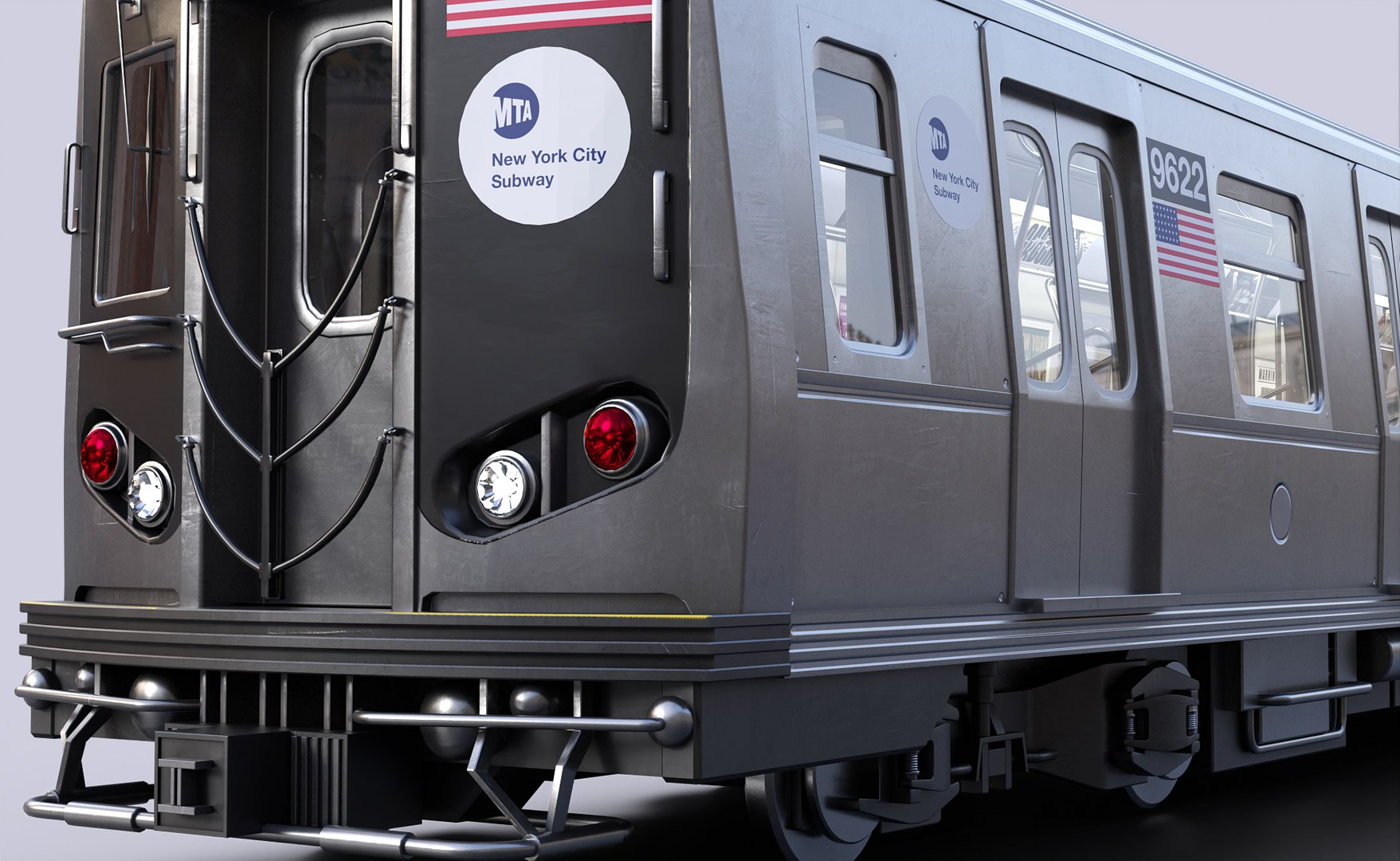 3D Subway Train With Interior Model - TurboSquid 1964289
