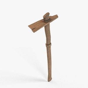 3D model Hoe - Wood