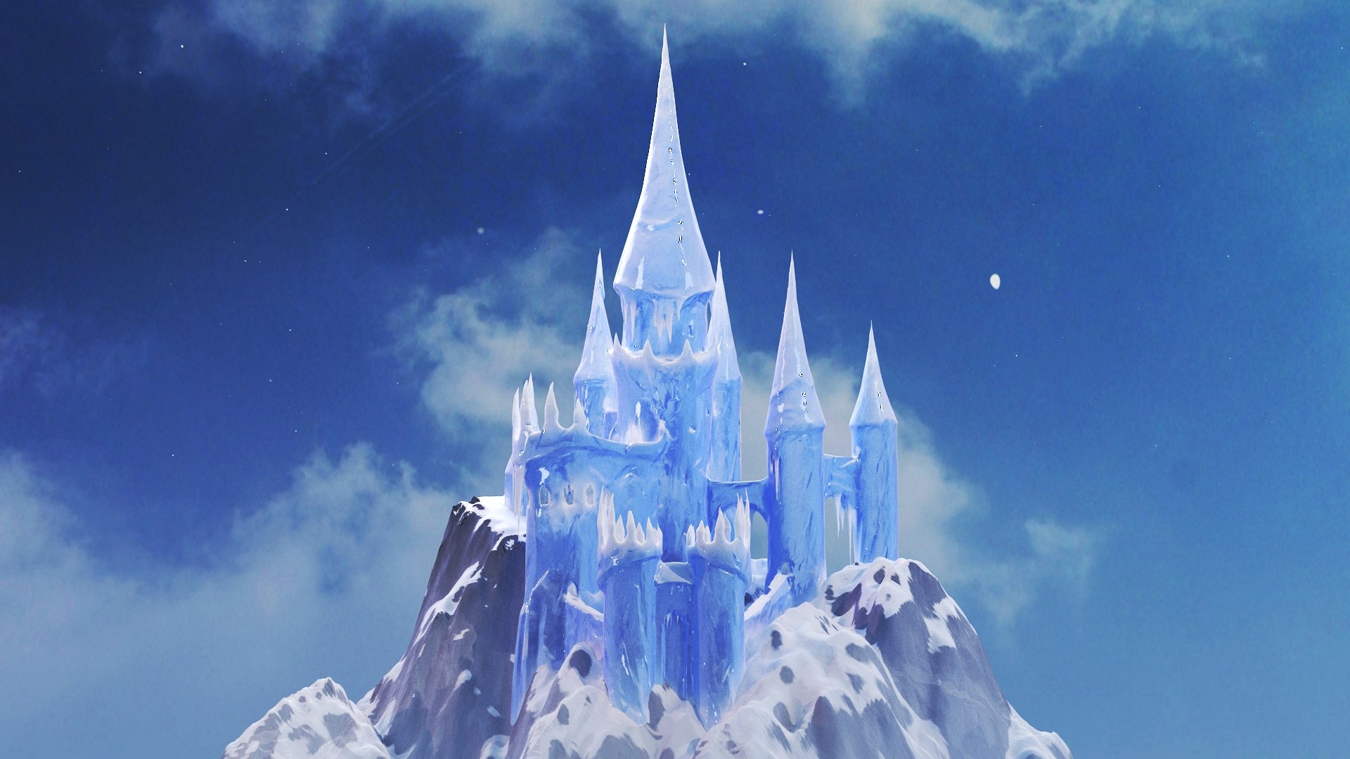 Ice Castle 3D - TurboSquid 1789252