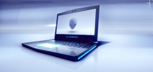 Alienware Laptop Low-poly 3D model