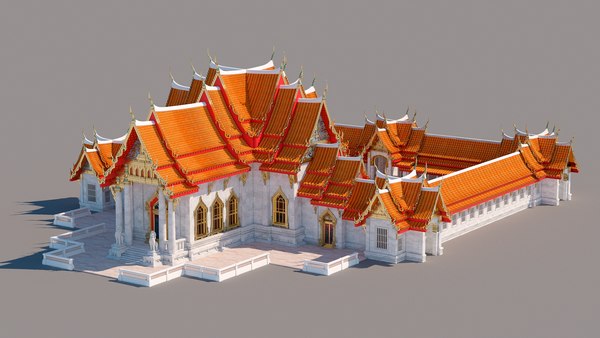 3D realistic temple thailand - TurboSquid 1500903