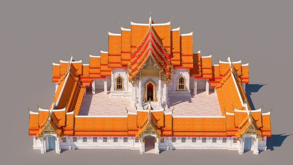 3D realistic temple thailand - TurboSquid 1500903