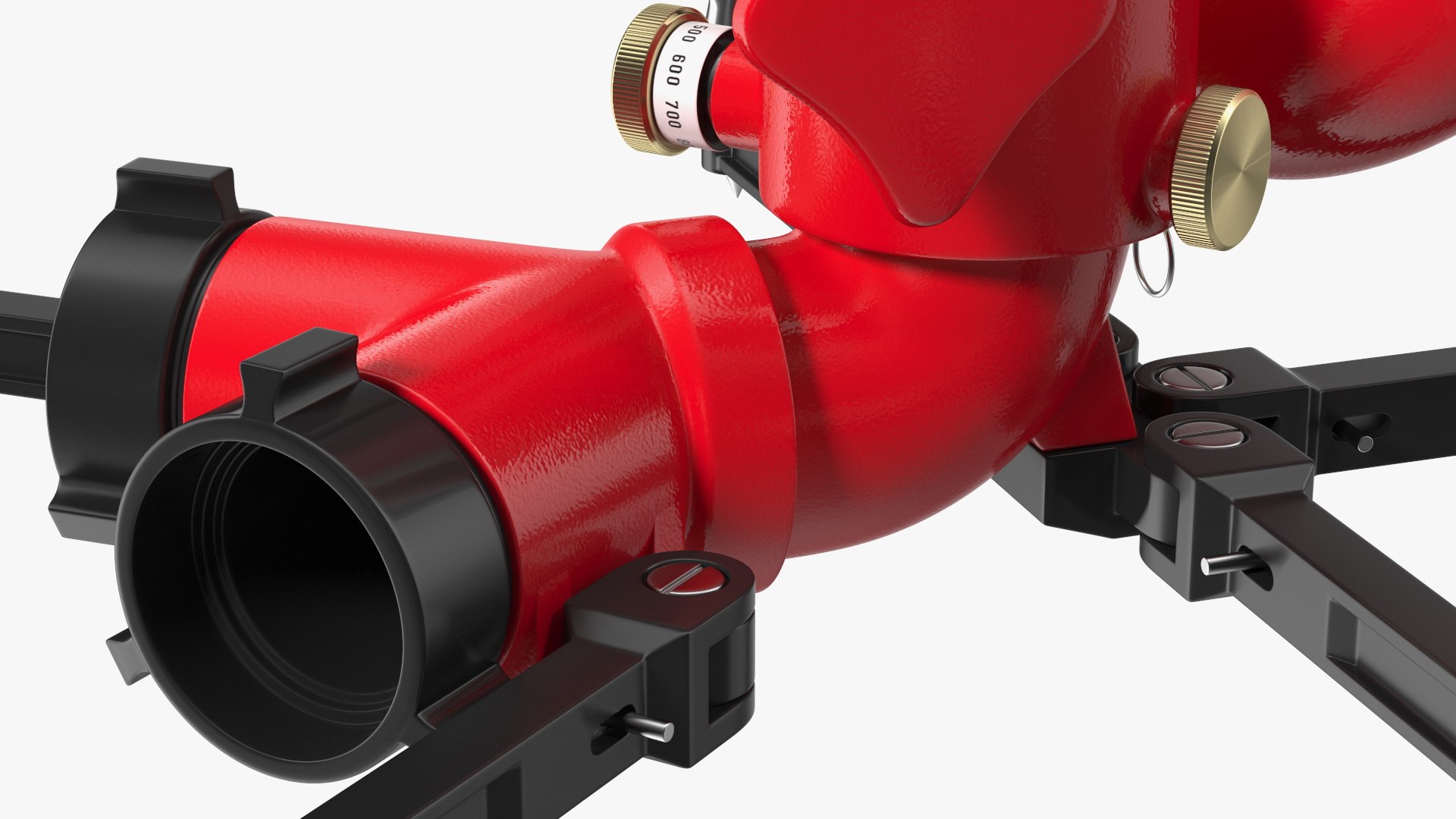 Rosenbauer Power Stream Portable Firefighting Monitor 3D model ...