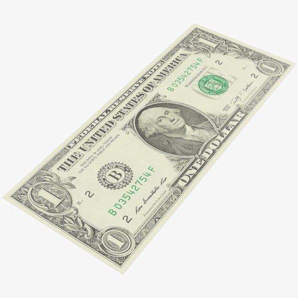 dollar bill 3D model