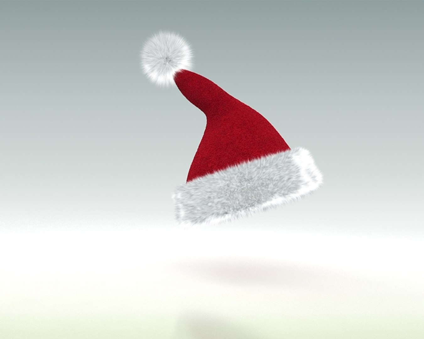 3d santa hat model