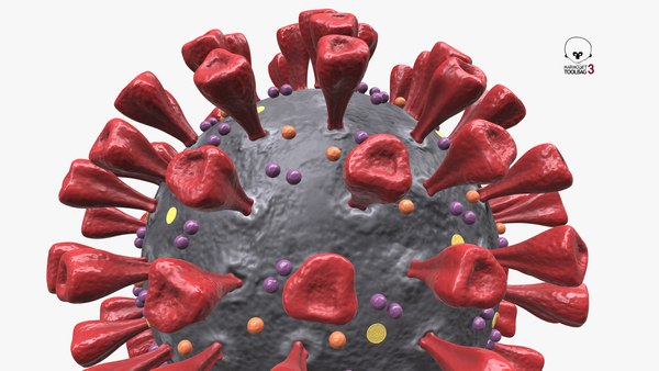 3D novel coronavirus virus science model - TurboSquid 1532218