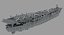 3D japanese aircraft carrier zuikaku model