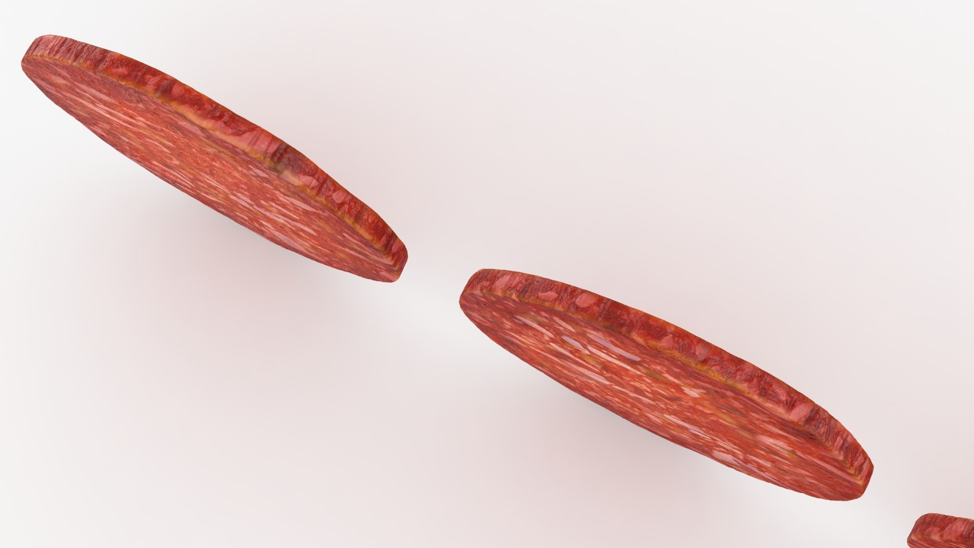 3D Model Pepperoni Slices - TurboSquid 2275465