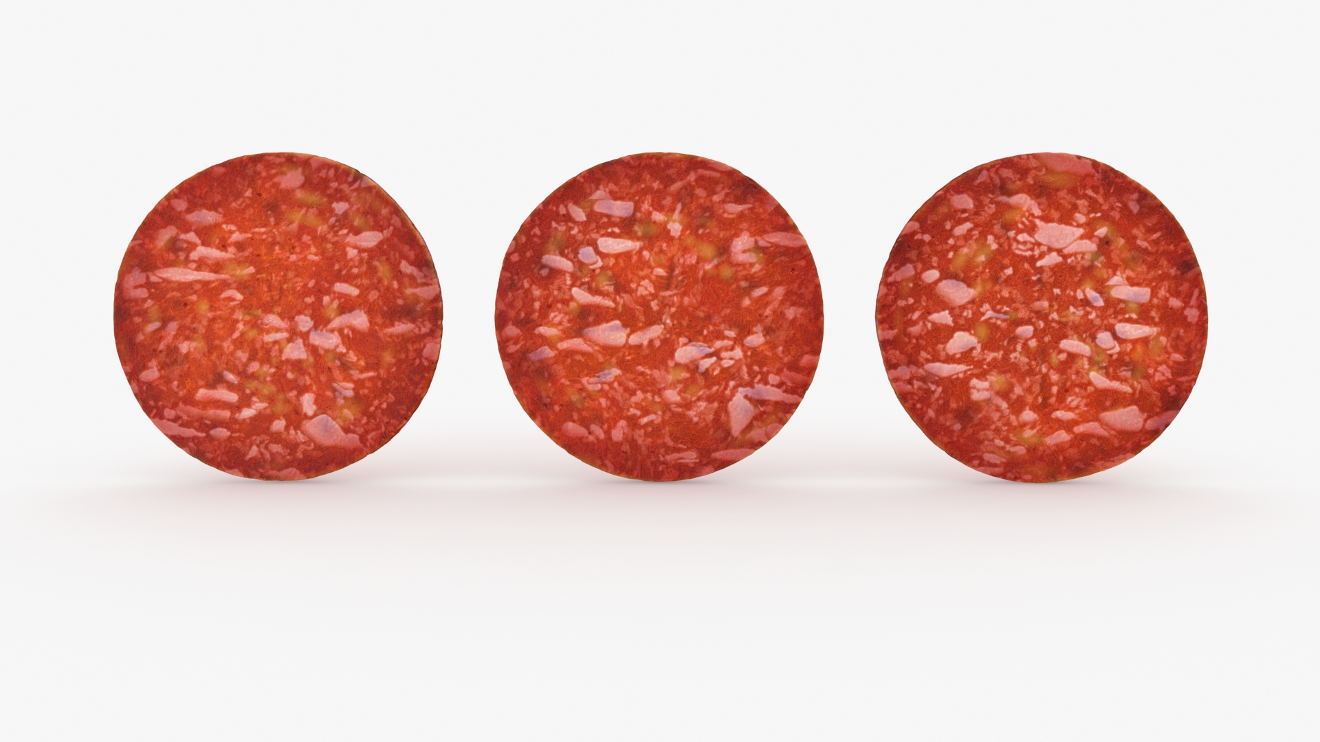 3D Model Pepperoni Slices - TurboSquid 2275465