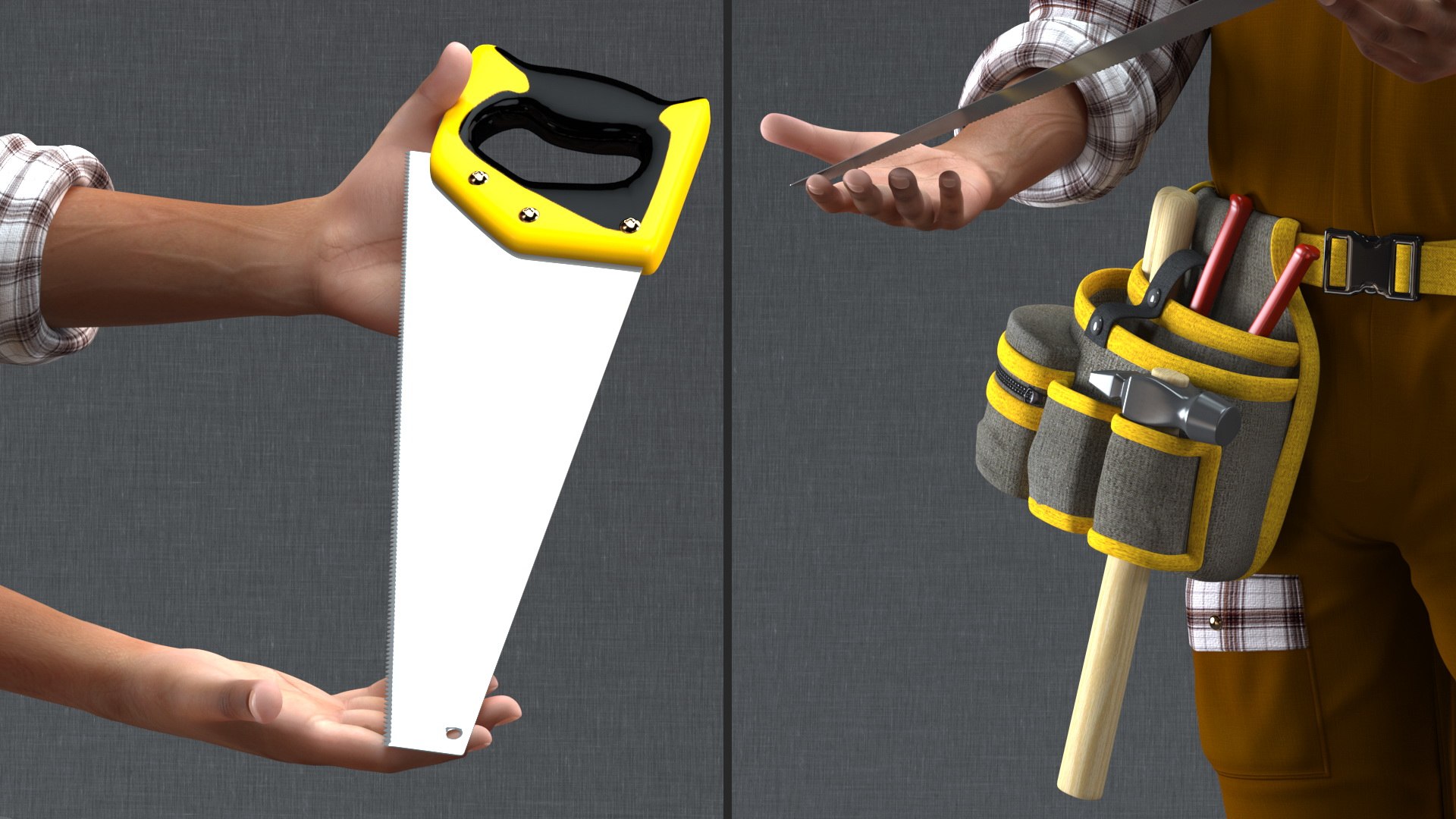 Afro American Woodworker Standing Pose 3D - TurboSquid 1752757