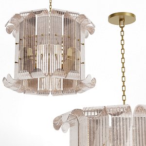 Aged Brass Hera Drum Shade Pendant