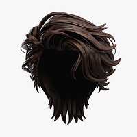 Cartoon Man Hair