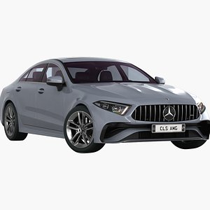 3D model Mercedes-Benz CLS AMG 2022 Low Interior
