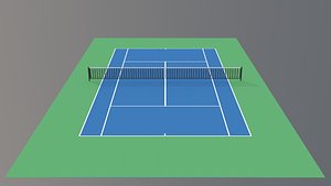 3ds max tennis hard court v4