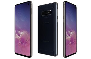 Samsung Galaxy S10e Prism Black Low Poly 3D model