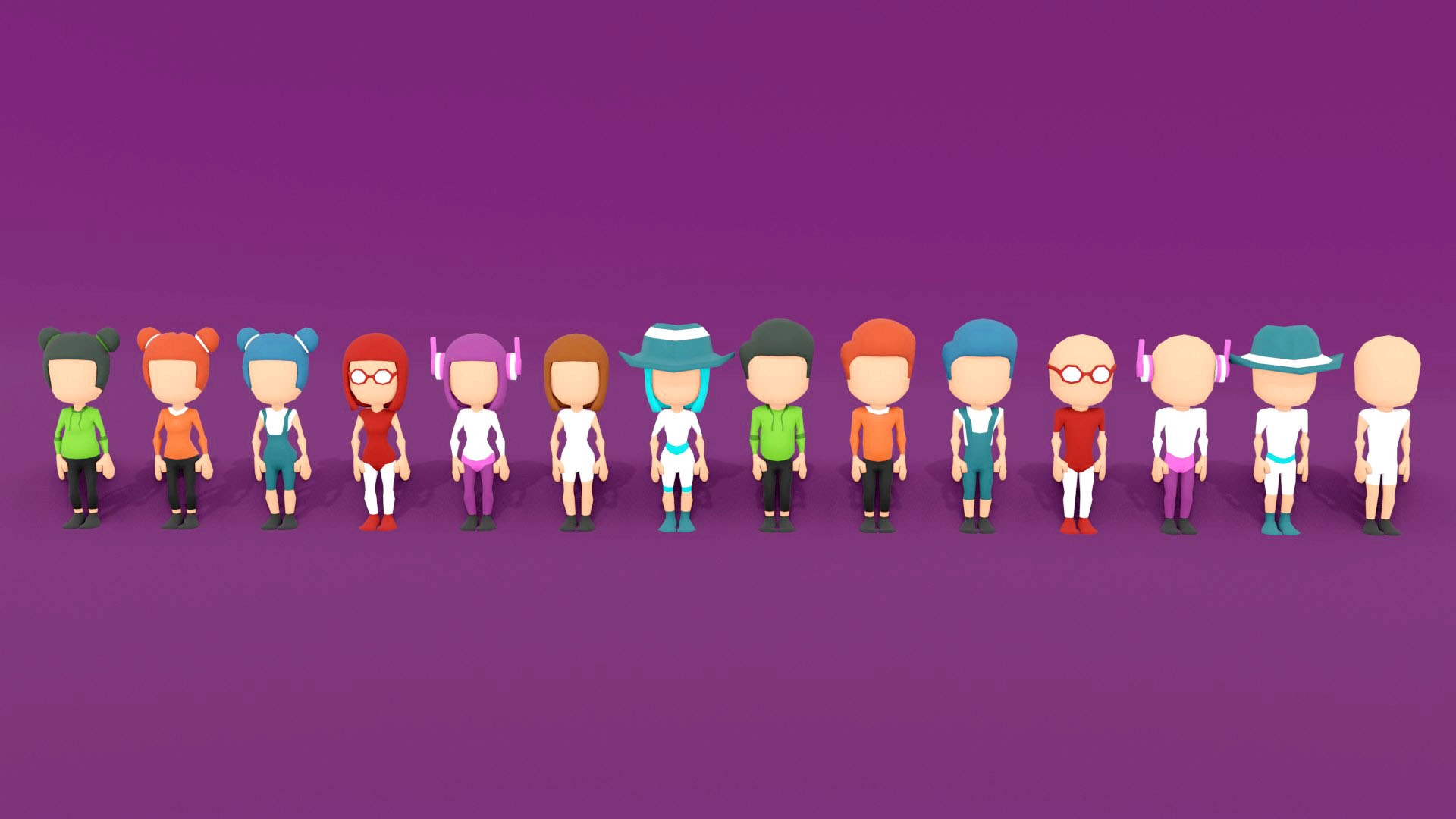 Low Poly Rigged Character Pack Game Ready 3D model https://p.turbosquid.com/ts-thumb/Ty/N4iAVm/g9/preview6/jpg/1638699721/1920x1080/fit_q87/d683439b540b69e273dbea8b32c33fffd7550e19/preview6.jpg