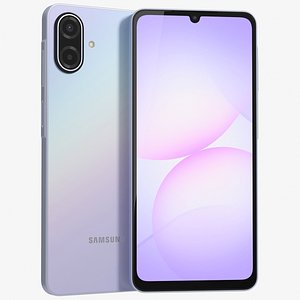 3D Samaung Galaxy A07 5G Violet model