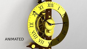 3d model clock