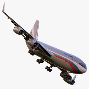 3d ilyushin il-96-300 model