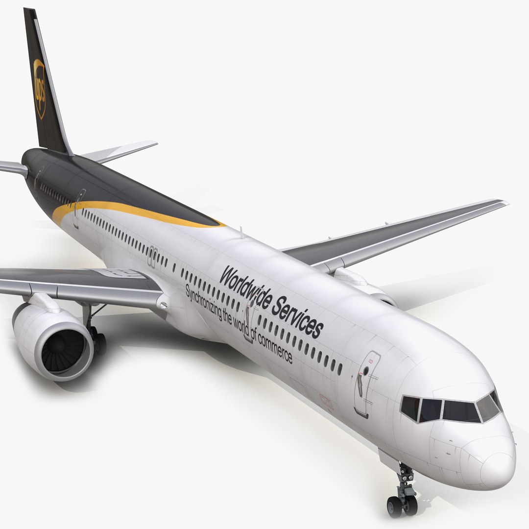 Boeing 757-300 UPS Airlines 3D model preview
