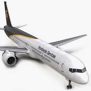 boeing 757-300 ups airlines 3d model
