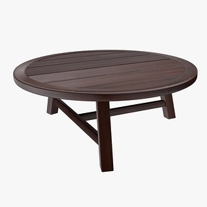 wooden coffee table