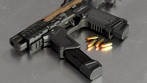 3D model SIG Sauer P320 PBR