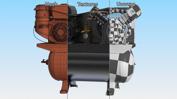 modèle 3D de Collection de compresseurs d'air électriques - TurboSquid ...