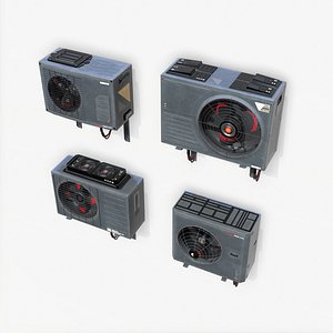 3D Sci-fi Air conditiong PBR