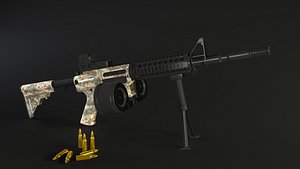 3d m4a1 assault model