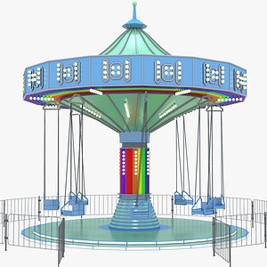 Swing Ride 3D model