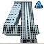 Number  4 Shaped Building