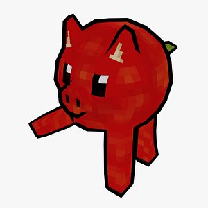 Pig With Crown - Download Free 3D model by BBonLLo (@BBonLLo