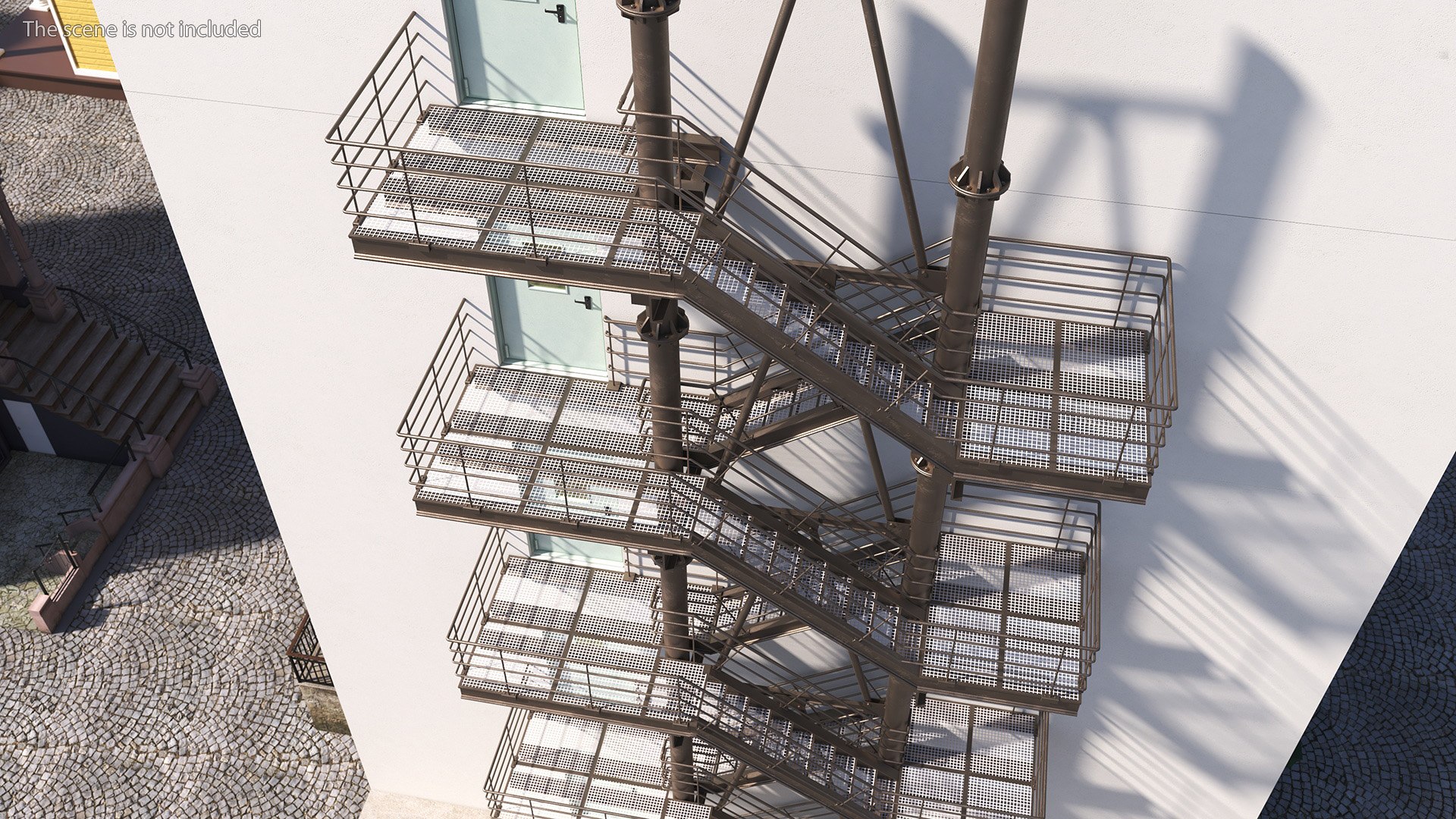 Modular Fire Escape 3D model https://p.turbosquid.com/ts-thumb/Ty/gHODLm/Bz/modularfireescapemb3dmodel003/jpg/1724870533/1920x1080/fit_q87/51a5f85bb25b29c8a286b6690df48ddccc3f7a66/modularfireescapemb3dmodel003.jpg