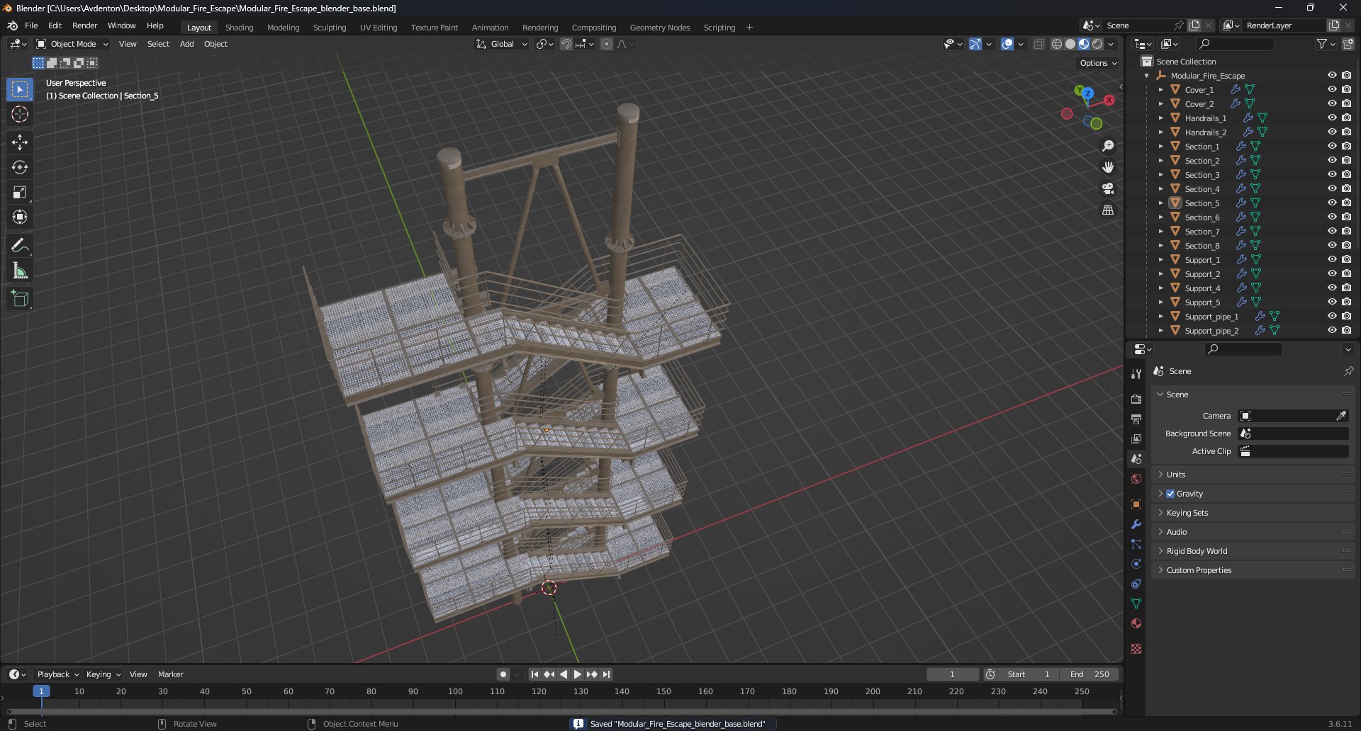 Modular Fire Escape 3D model https://p.turbosquid.com/ts-thumb/Ty/gHODLm/L3/modularfireescapemb3dmodel027/jpg/1724870619/1920x1080/fit_q87/c3d64e2986bb0819a869a1c0180855c51b9d4eb1/modularfireescapemb3dmodel027.jpg