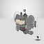 clockwork gear counter mechanism 3D
