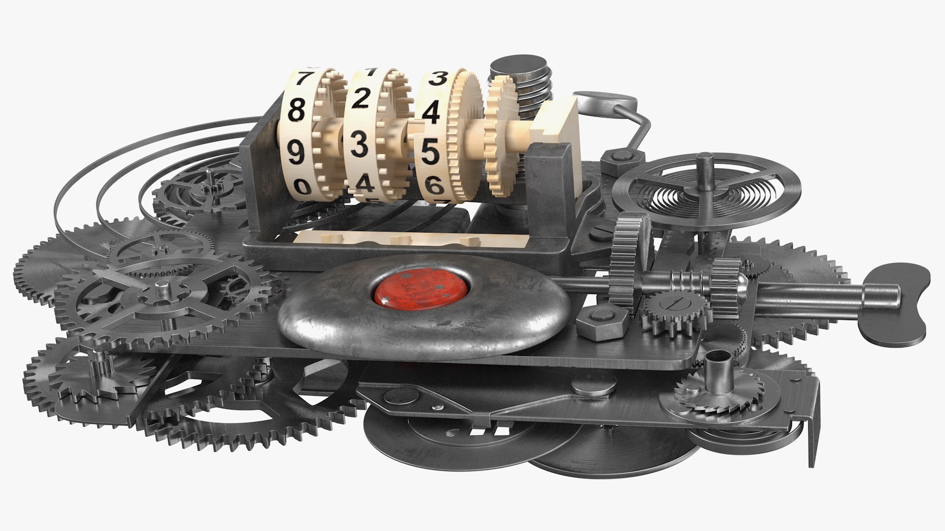 clockwork gear counter mechanism 3D https://p.turbosquid.com/ts-thumb/Ty/gJ907H/UCZuqt3X/clockworkgearwithcountermechanismsilverc4dmodel009/jpg/1606261072/1920x1080/fit_q87/c5d9296fa7a7178ec3b270ebb82943e254eb4c4d/clockworkgearwithcountermechanismsilverc4dmodel009.jpg