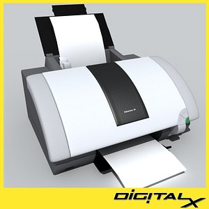 3d ink jet printer model