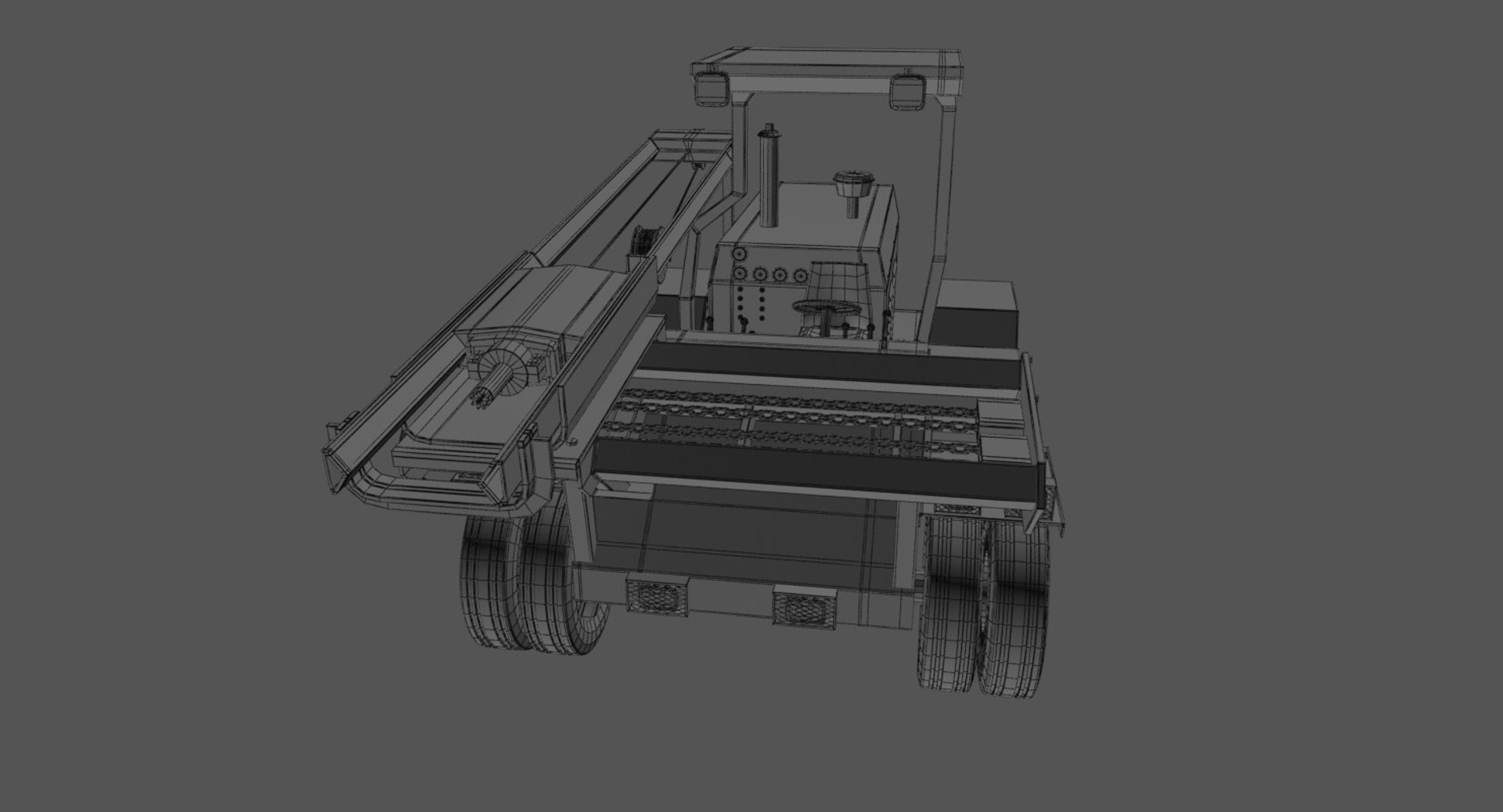 Hydraulic Hammer 3d Model