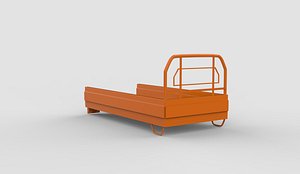 3D pickup truck body 3D model