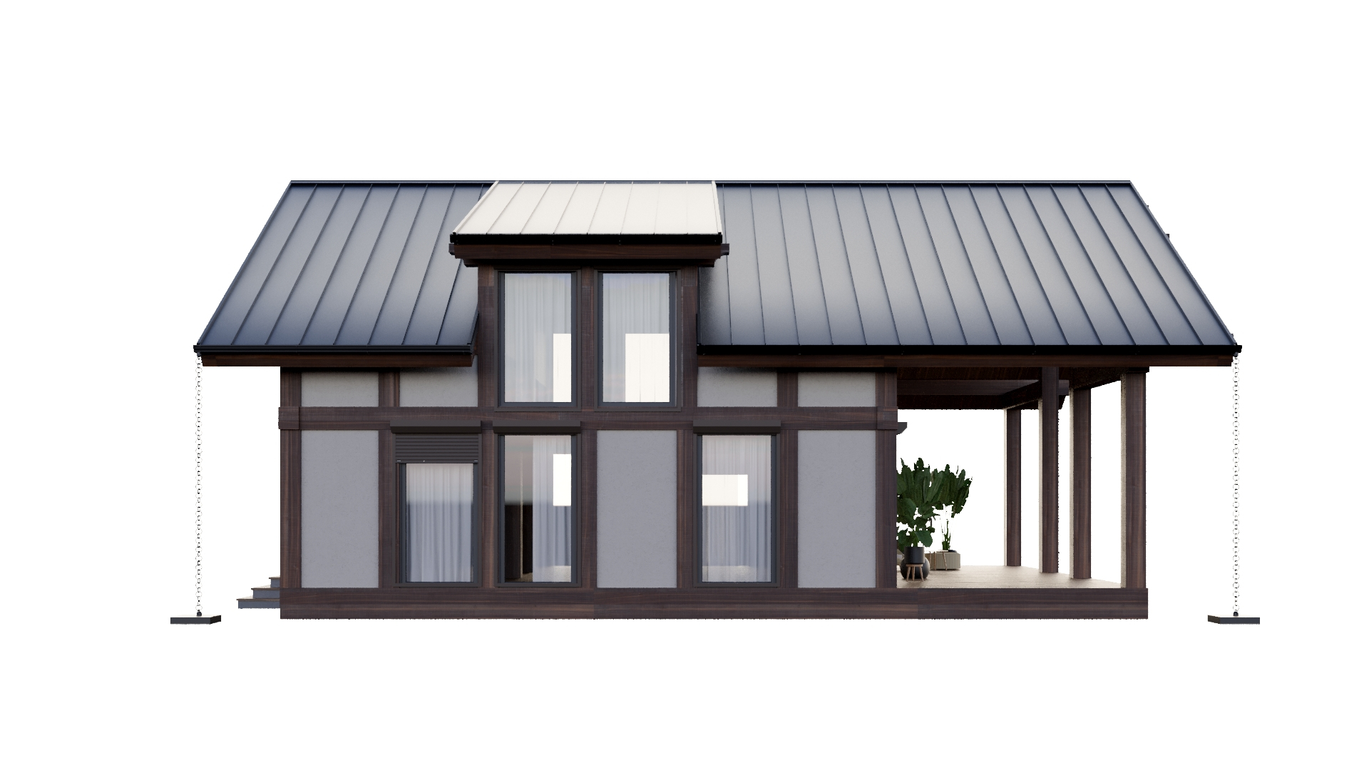 Fachwerk Modern House 2 3D Model - TurboSquid 2055577