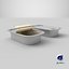 Mockup Tin Can Set 3D Model 03
