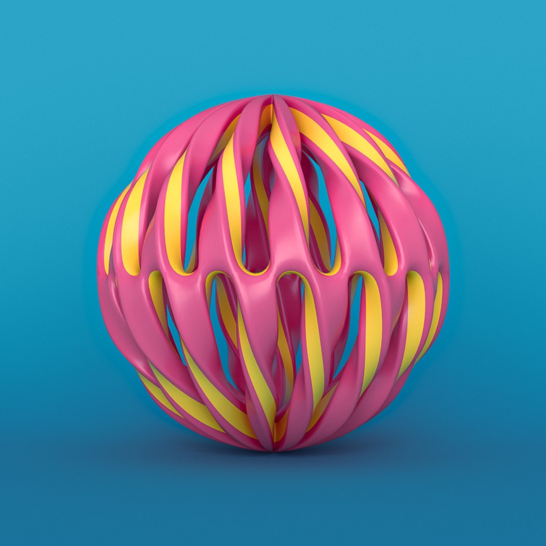 3D abstract sphere - TurboSquid 1747099