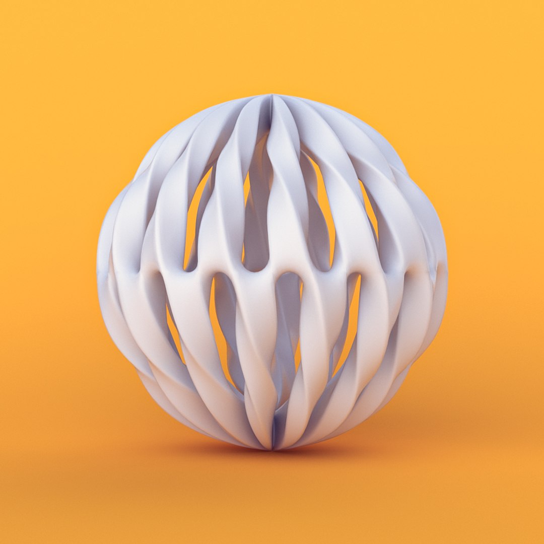 3D Abstract Sphere - TurboSquid 1747099