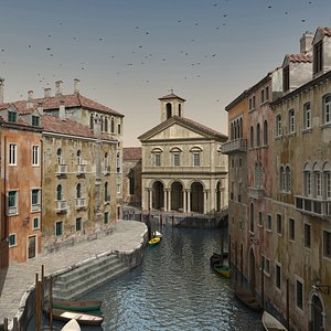 3D Venice Scene 06 model