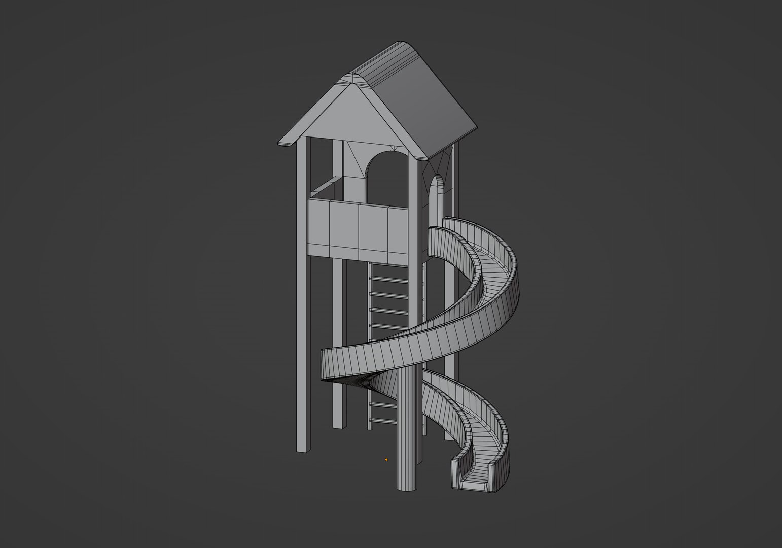 3D Playground Slide House Model - TurboSquid 2058187