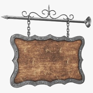 3D real bar sign model