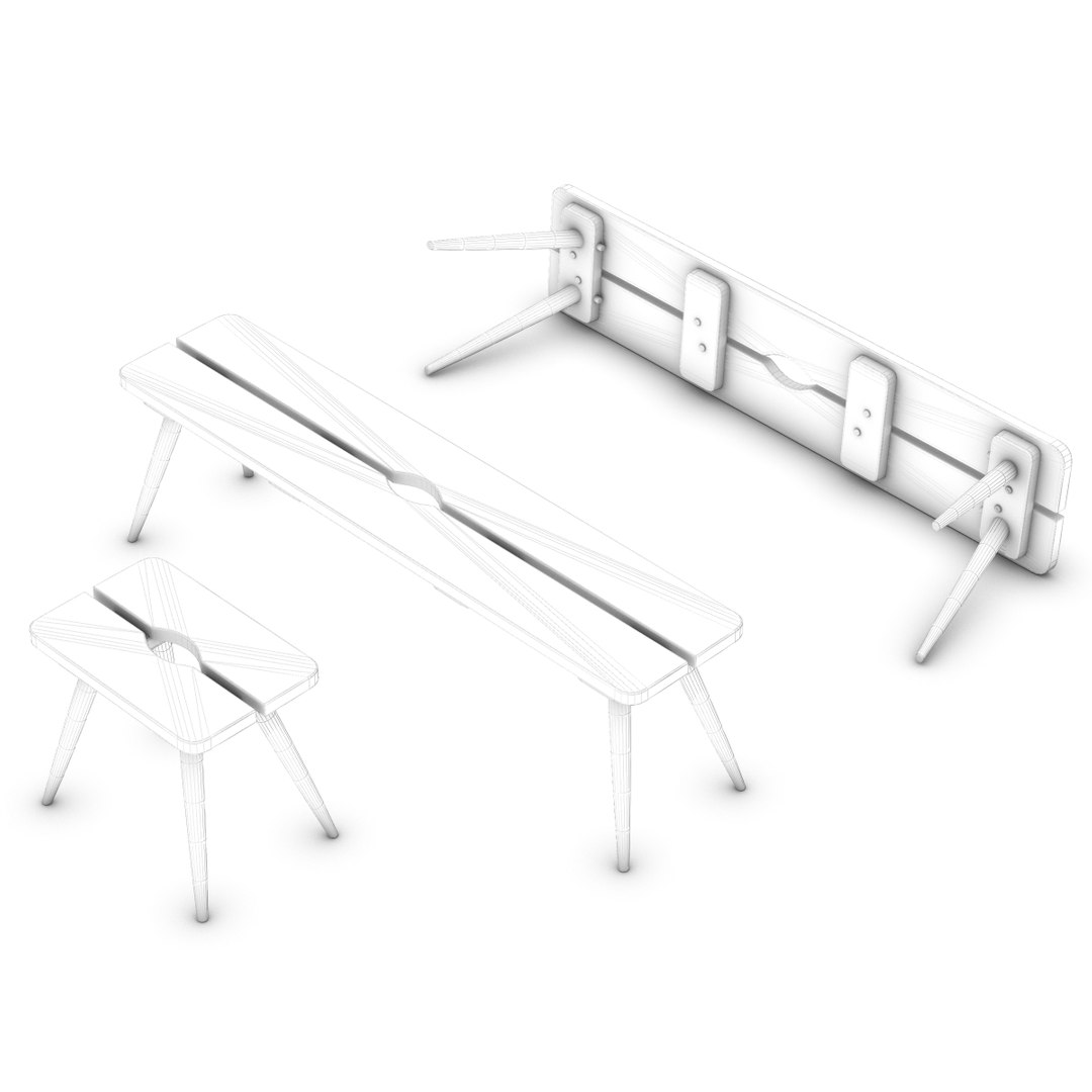 Stool Bunkers Model - TurboSquid 1415604